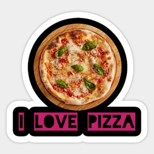 I love pizzas Sticker